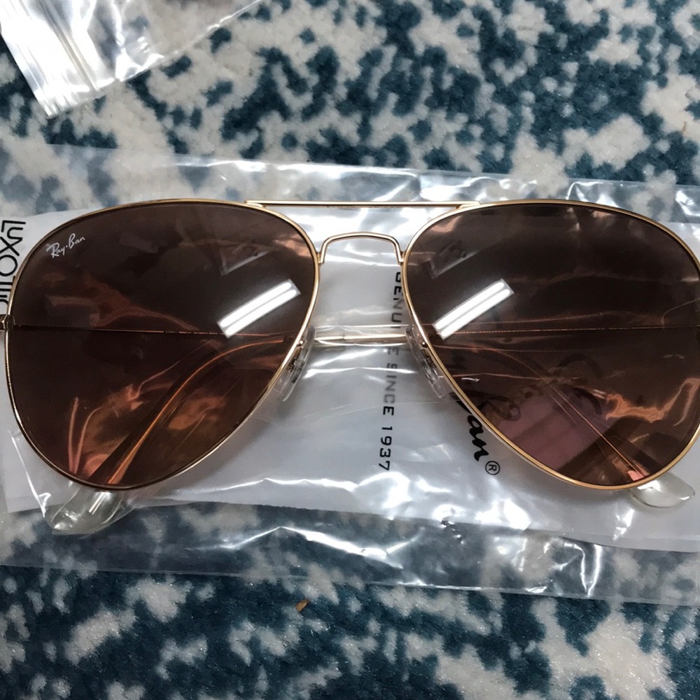 Large aviator rayban sunglasses rb3026 - Picture 3 of 4